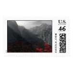 sun's rays thru volcanic haze postage