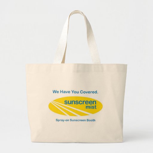 Sunscreen Mist Tote Canvas Bag