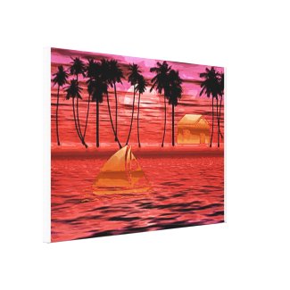 Sunset2 Stretched Canvas Print