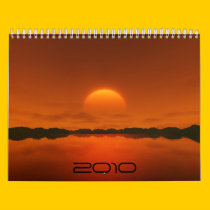 Sunset 2010 calendars