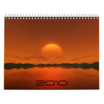 Sunset 2010 calendars