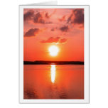 Sunset 2 greeting card
