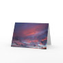 Sunset Above Golden Greeting Card