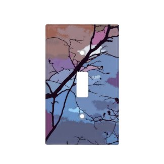 Sunset Abstract Switch Plate Cover