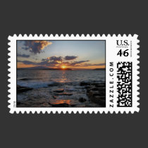 'Sunset After the Storm' stamps