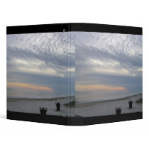 Sunset Along The Beach Binder