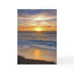 Sunset along the California coast. cards