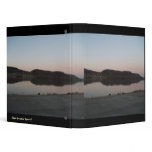 Sunset Along The River 3 Ring Binder