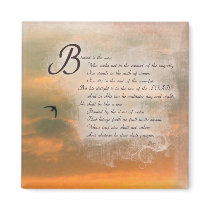 Sunset and Psalms - Bible Verses Psalms 1:1 magnets