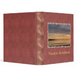 Sunset and Sea Birds 3 Ring Binders