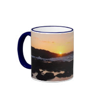 Sunset and tidepool mugs
