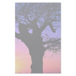 Sunset and tree, Richmond Park, London, England Personalized Stationery