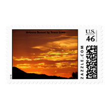 Sunset, Arizona Sunset by Trace Lowe Stamps