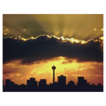 Sunset at Alberta Calgary Canada Personalized Flyer