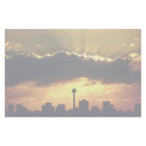 Sunset at Alberta Calgary Canada Personalized Stationery