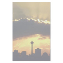 Sunset at Alberta Calgary Canada Stationery Design