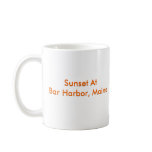 Sunset At Bar Harbor  Mug