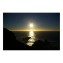 Sunset at Big Sur posters