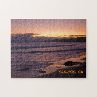 Sunset at Cayucos Jigsaw Puzzles