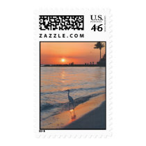Sunset At Clearwater Island Florida postage
