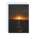 Sunset at Danshui, Taipei County, Taiwan Personalized Invitations