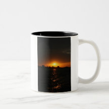Sunset at Danshui, Taipei County, Taiwan Mugs