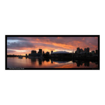Sunset at False Creek posters by phazxero Sunset at False Creek posters