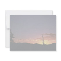 Sunset at Flaming Gorge in Utah invitations