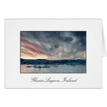 Sunset at Glacier Lagoon 2010 cards