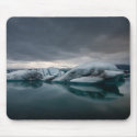 Sunset at Glacier Lagoon mousepads
