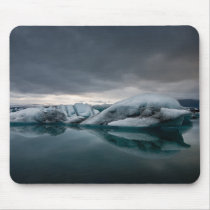 Sunset at Glacier Lagoon mousepads
