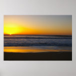 Sunset at Half Moon Bay Poster