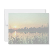 Sunset at Iroquois National Wildlife Refuge invitations