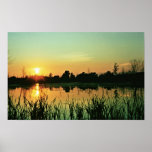 Sunset at Iroquois National Wildlife Refuge posters