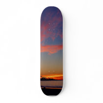 Sunset At La Jolla Shores skateboards