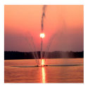 Sunset at Lake Lohja, Finland posters