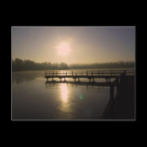 Sunset at Lake Perry postcards