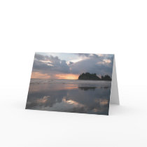 Sunset at LaPush Card