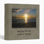 Sunset At Low Tide Binders