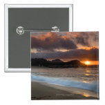 Sunset at Monastery Beach, Carmel, California, Button