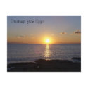 Sunset at Moon Beach - Egypt Postcard postcard