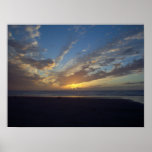 Sunset at Nye Beach Poster