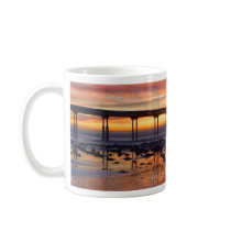 Sunset At Ocean Beach Mug