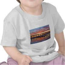 Sunset At Ocean Beach Tee Shirt