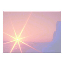 Sunset at oceanside church, Ste. Radegonde, France Invites