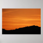 Sunset at Piatra Neamt posters