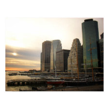 Sunset at Pier 17, South Street Seaport, All Sizes print