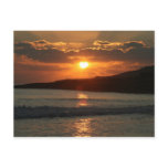 Sunset at Praia Da Luz Beach, Algarve, Portugal Post Card