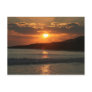 Sunset at Praia Da Luz Beach, Algarve, Portugal Post Card