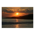 Sunset at Praia Da Luz Beach, Algarve, Portugal posters